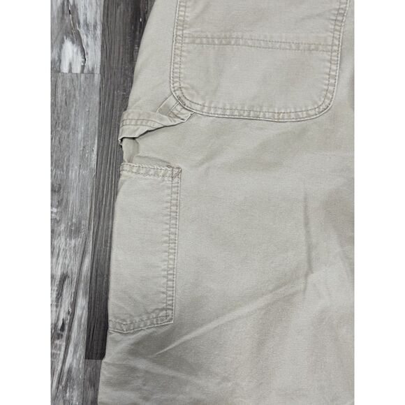 Vintage Carhartt Tan B151 Pants Fits 38x32 Dungaree Carpenter Cargo Utility Y2K - Picture 4 of 5